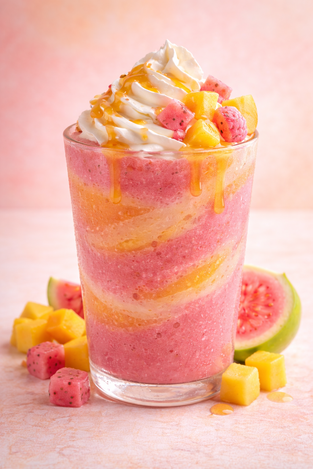 Pink Guava Mango Smoothie